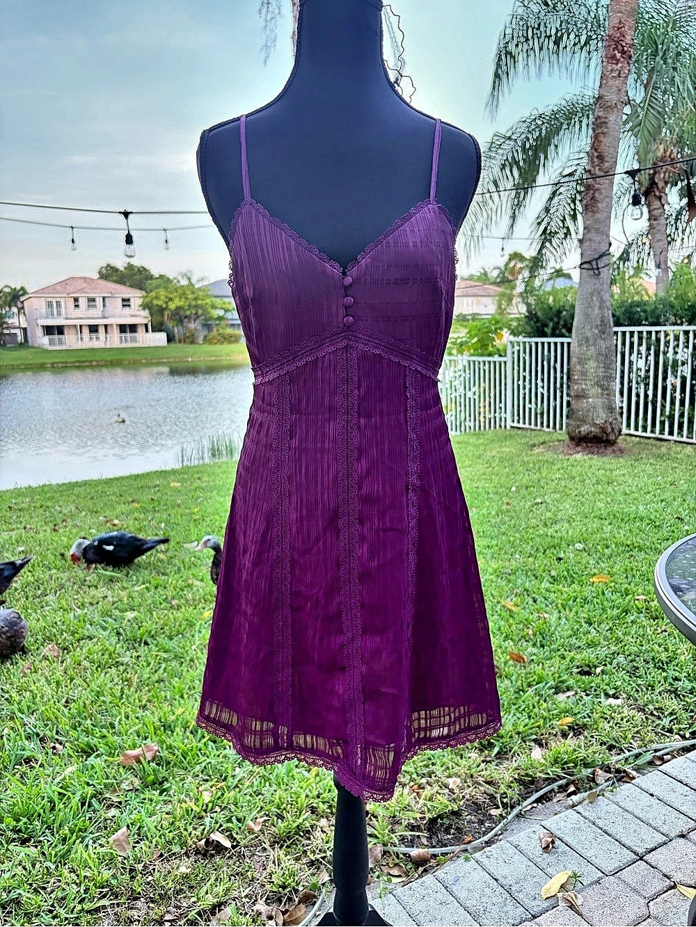 Alice + Olivia Genevieve Spaghetti Strap Dress